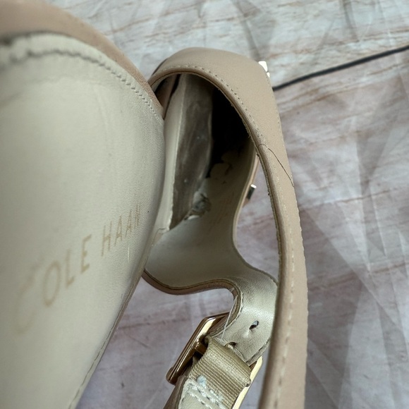 Cole Haan Women's Menlo Skimmer Brush Leather Slingback Flats W22640 Size 8b - Picture 9 of 10